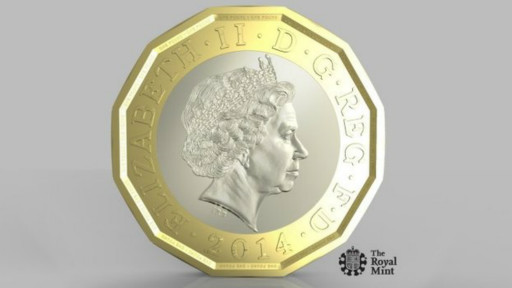 на титульной стороне новой монеты, как всегда, будет располагаться изображение английской королевы, как того требует закон