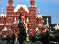 военный парад на Красной площади 9 мая 2008 года