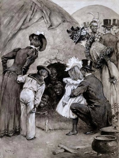 картина Взгляд на туземцев, Великобритания, 1899 год