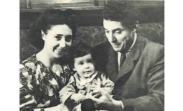 Наталья Бонк с родителями