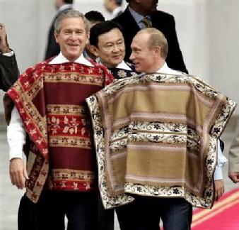 Джордж Буш и Владимир Путин