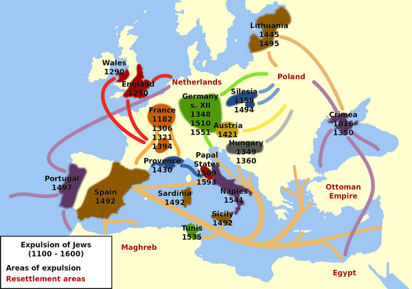 гонения на евреев в Европе (1100-1600 гг.)