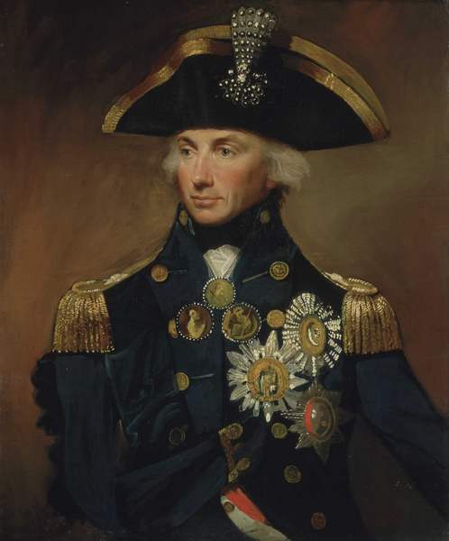 вице-адмирал Горацио Нельсон (репродукция с портрета Лемюэля Фрэнсиса Эбботта, 1799 г.)