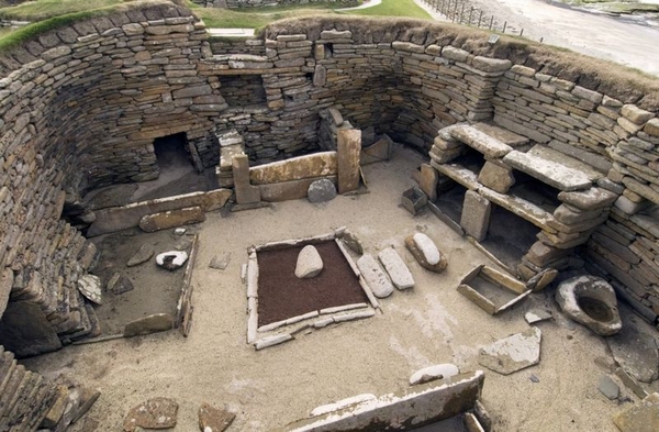 люди эпохи неолита построили поселения в некоторых районах Шотландии