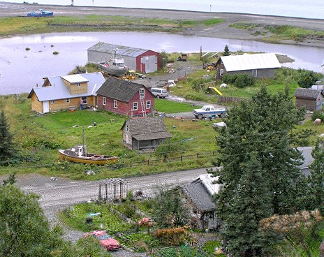 деревня Нинильчик на Аляске, на восточном берегу залива Кука
