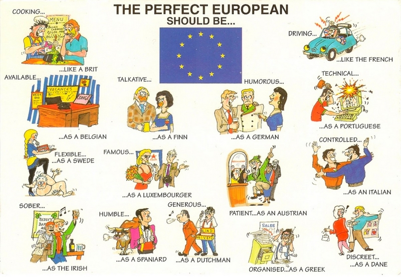 национальные характеристики европейцев 20 века