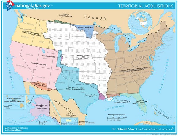 в 2014 году Геологическая служба США составила карту территориальных приобретений