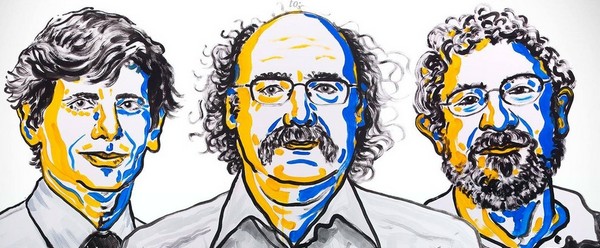 Дэвид Таулесс, Дункан Халдейн и Майкл Костерлиц, лауреаты Нобелевской премии по физике 2016 года