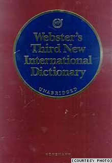 словарь Вебстера содержал 70 тысяч слов, на его создание ушло 27 лет