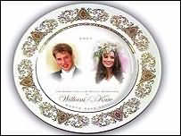сувениры к свадьбе принца Уильяма и Кейт Миддлтон