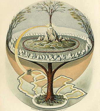 ель на территории Германии во времена язычества была особо почитаемой и отождествлялась с мировым деревом